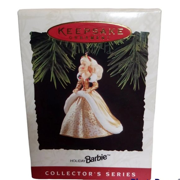 Hallmark Keepsake Ornament BARBIE Collectors Series 1994 QX5216 In box Gold - Picture 1 of 8
